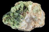 Green Epidote Crystal Cluster - Morocco #91199-1